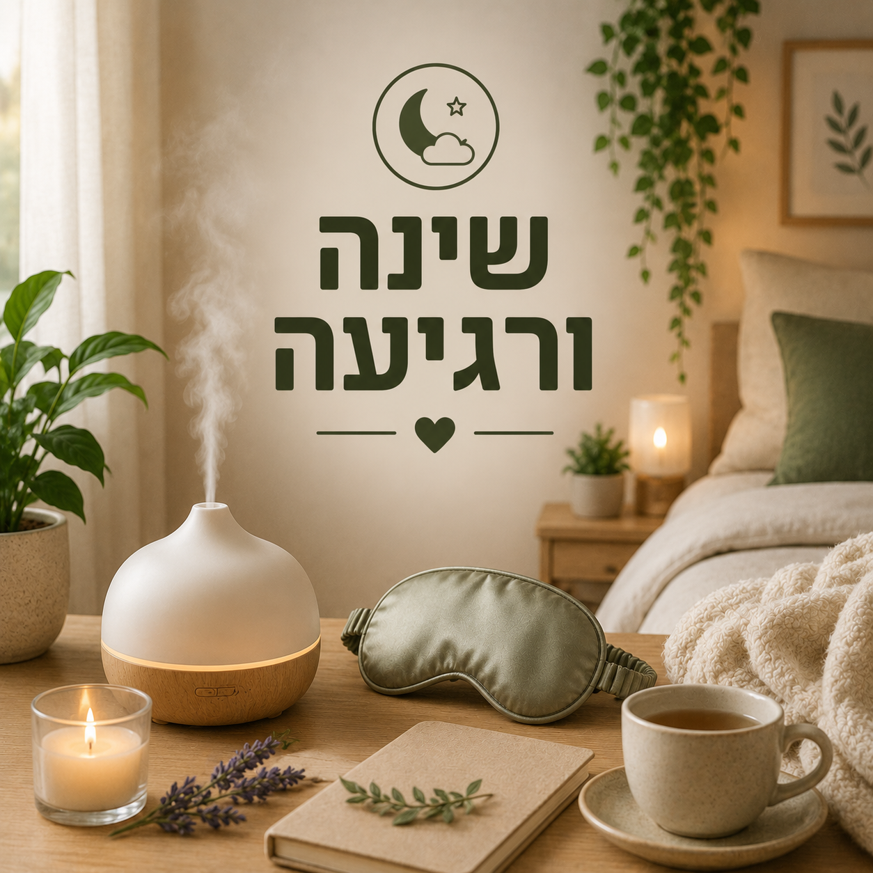 שינה ורגיעה — מוצרי שינה מבית TALVORI